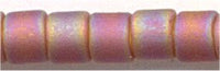 dbm-0853 Matte Transp Dark Topaz AB  10° Delica cylinder bead (10gm)