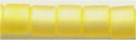 dbm-0854 Matte Transp Lemondrop AB  10° Delica cylinder bead (10gm)