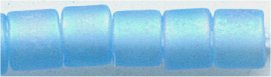 dbm-0861 Matte Transp Happy Sky AB  10° Delica cylinder bead (10gm)
