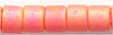 dbm-0872 Matte Opaque Go Go Orange AB  10° Delica cylinder bead (10gm)