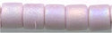 dbm-0875 Matte Opaque Light Amethyst AB  10° Delica cylinder bead (10gm)