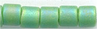 dbm-0877 Matte Opaque Green Bean AB  10° Delica cylinder bead (10gm)