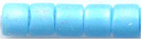dbm-0879 Matte Opaque Sky Blue AB  10° Delica cylinder bead (10gm)