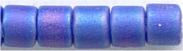 dbm-0880 Matte Opaque Lapis AB  10° Delica cylinder bead (10gm)