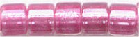 dbm-0902 Lined Crystal Shimmering Rose Pink  10° Delica cylinder bead (10gm)