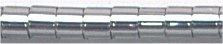 DBS-0048 - Silver Lined Grey  15° Delica cylinder