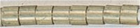 DBS-0123 - Transparent Olive Grey Luster 15° Delica Cylinder