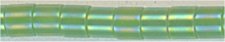DBS-0163 - Opaque Green AB 15° Delica Cylinder