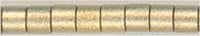 DBS-0334 - White Metallic Gold 22kt 15° Delica Cylinder