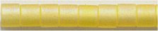 DBS-0854 - Matte Transparent Lemondrop AB  15° Delica cylinder