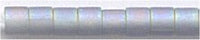 DBS-0863 - Matte Transparent Shark Grey AB  15° Delica cylinder