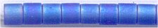 DBS-0864 - Matte Transparent Cobalt AB  15° Delica cylinder
