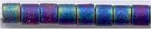 DBS-0871 - Matte Opaque Oil Slick AB  15° Delica cylinder