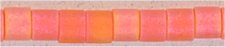 DBS-0872 - Matte Opaque Go Go Orange AB 15° Delica Cylinder