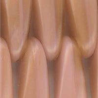 dgr-0311 Coral Pink Caramel  10mm Czech Dagger (50)