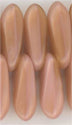 dgr-0311 Coral Pink Caramel  10mm Czech Dagger (50)