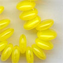 dl2-451-30 Sunflower Yellow 6mm Lentil bead (approx. 50)