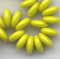 dl2-516-10 Light Olive/Chartreuse Opaque 6mm Lentil bead (approx. 50)
