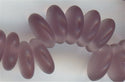 dl2-773-03 Matte Amethyst 6mm Lentil (50)