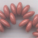dl2-895-10 Red/Brown Brick Opaque 6mm Lentil bead (approx. 50)