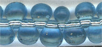 dp-0018 Silver Lined Aqua 3.4 mm Drop Beads 3.4mm Drop beads - Miyuki