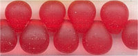 dp-0140-f Matte Transparent Red Orange 3.4 mm Drop Beads 3.4mm Drop beads - Miyuki