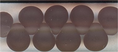 dp-0142-fr Transparent Smoky Amethyst AB 3.4 mm Drop Beads 3.4mm Drop beads - Miyuki