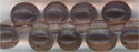 dp-0142 Transparent Smoky Amethyst 3.4 mm Drop Beads 3.4mm Drop beads - Miyuki