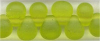 dp-0143-f Matte Transparent Chartreuse 3.4 mm Drop Beads 3.4mm Drop beads - Miyuki