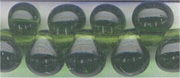 dp-0158 Transparent Olive 3.4 mm Drop Beads 3.4mm Drop beads - Miyuki
