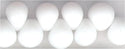 dp-0402 White 3.4mm Drop beads - Miyuki