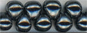 dp-0451 3.4 mm Drop Beads - Gunmetal 3.4mm Drop beads - Miyuki
