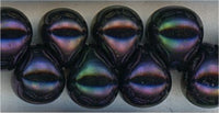 dp-0454 3.4 mm Drop Beads - Metallic Dark Plum Iris 3.4mm Drop beads - Miyuki
