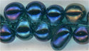 dp-2458 Transparent Teal AB 3.4mm Drop beads - Miyuki