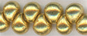 dp-4202 Duracoat Galvanized Gold 3.4mm Drop beads - Miyuki
