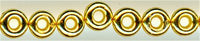 dr8-0557pf 8/0 Demi Round Permanent Finish Galvanized Gold