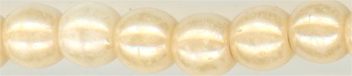 drk3-0307  Opaque Luster Chmpagne  3mm Round Druk