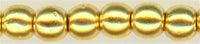 drk3-0312  Gold Plated  3mm Round Druk
