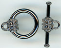 f-0013 Hematite Quatro Toggle