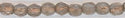 fp3-020 3mm Fire Polish - Copper Lined Light Amethyst (50)