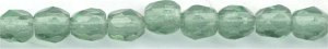 fp3-024 3mm Fire Polish - Prairie Green (50)