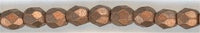 fp3-032 3mm Fire Polish - Matte Copper (50)