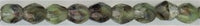 fp3-113 3mm Fire Polish - Peridot Brown 2-tone (50)