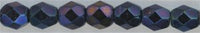 fp4-015  4 mm Fire Polish -  Blue Iris  (50)
