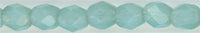 fp4-062  4 mm Fire Polish -  Milky Peridot  (50)
