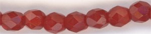 fp4-078  4 mm Fire Polish -  Oxblood  (50)