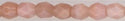 fp4-079  4 mm Fire Polish -  Opaque Pink  (50)