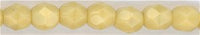 fp4-122 4mm Fire Polish  Opaque Light Beige (50)