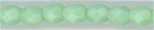 fp4-406 4mm Fire Polish  Opaque Pale Stardust (50)