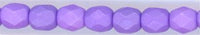 fp4-419 4mm Fire Polish   Saturated Purple (50)